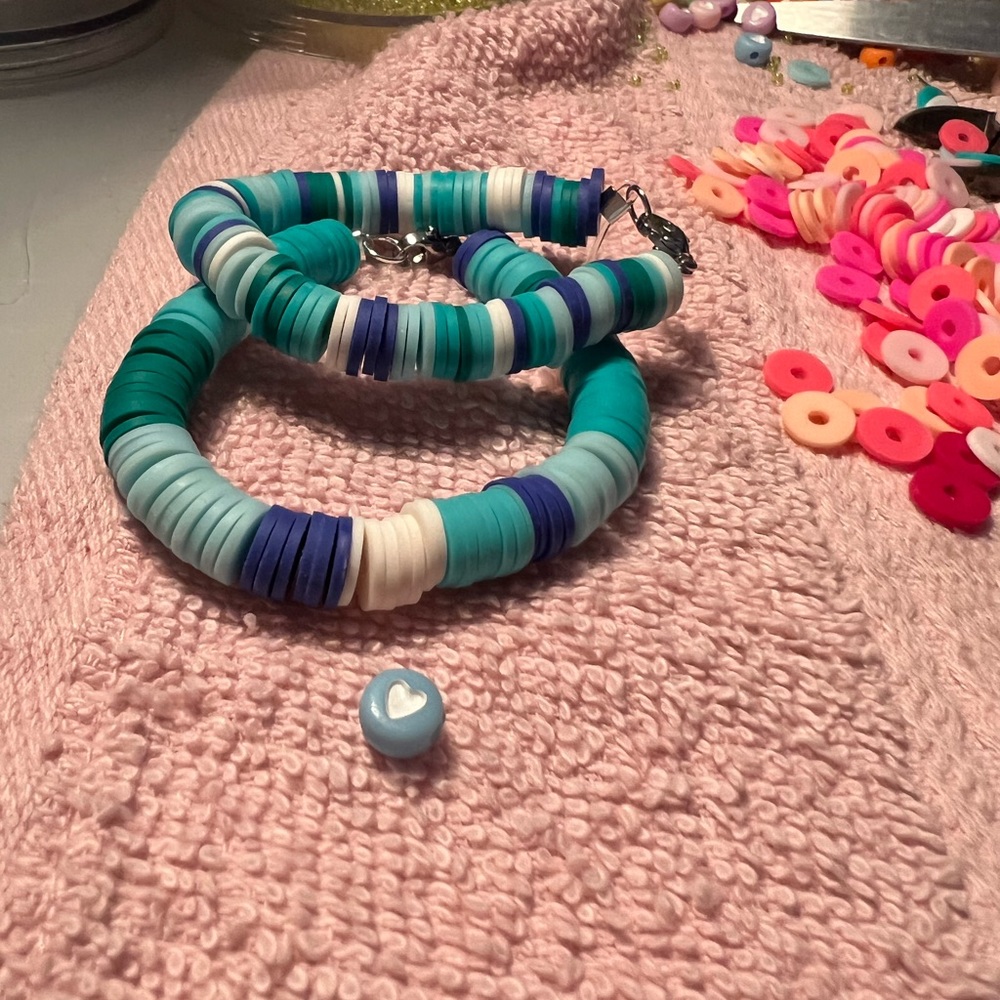 Clay Blue Bracelet Set